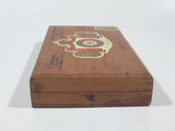 Vintage Royal Jamaica Casanovas 6 1/4" Hinged Wooden Cigar Box