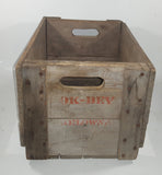 Vintage 7-UP OK-Bev Kelowna Wooden Beverage Bottle Crate
