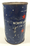 Vintage North Star Oil Limited William Penn Motor Oil One Quart 6 5/8" Tall Metal Can