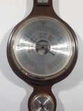 Vintage 21" Tall Wood Barometer Thermometer Hygrometer Weather Station Made in Japan