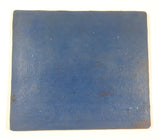 Rare Vintage Export "A' Medium Dark Blue Rubber Bar Spill Mat
