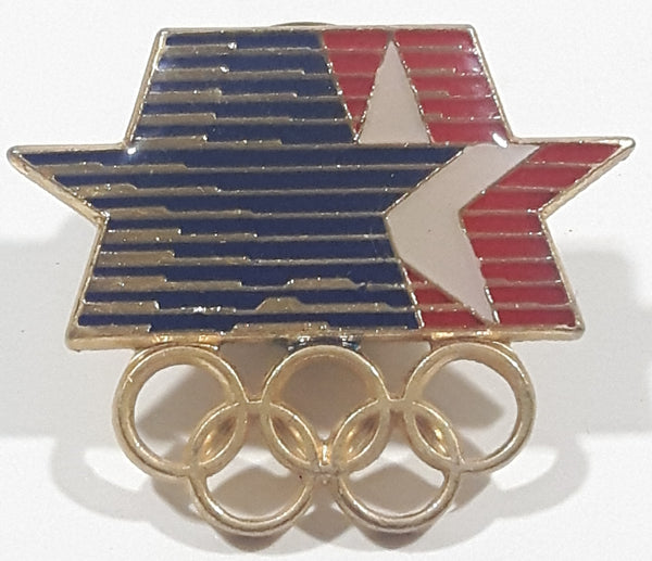 Vintage 1984 LA Los Angeles Summer Olympic Games Enamel Metal Lapel Pin