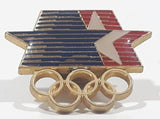 Vintage 1984 LA Los Angeles Summer Olympic Games Enamel Metal Lapel Pin