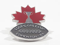 Vintage 1984 CFL Canadian Football League Grey Cup Edmonton Enamel Metal Lapel Pin