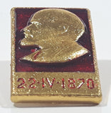 Vintage Soviet USSR Russia Lenin's Birthday April 22 1870 Metal Pin Badge Insignia