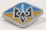 Vintage Soviet USSR Russia Lenin Ukraine Trident Tryzub Metal Pin Badge Insignia