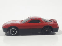 Unknown Brand #8 Mazda RX-7 Style Red and White Die Cast Toy Car Vehicle