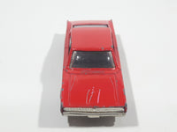 2004 Hot Wheels Smashville '67 Dodge Charger Red Die Cast Toy Muscle Car Vehicle