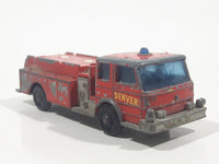 Vintage 1966 Lesney Matchbox Series No. 29 Denver Fire Pumper Truck Red Die Cast Toy Car Vehicle Made in England