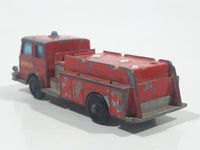 Vintage 1966 Lesney Matchbox Series No. 29 Denver Fire Pumper Truck Red Die Cast Toy Car Vehicle Made in England