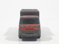Vintage 1970 Lesney Matchbox Series No. 7 Refuse Truck Orange and Grey Die Cast Toy Car Garbage Truck Vehicle Made in England