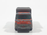 Vintage 1970 Lesney Matchbox Series No. 7 Refuse Truck Orange and Grey Die Cast Toy Car Garbage Truck Vehicle Made in England