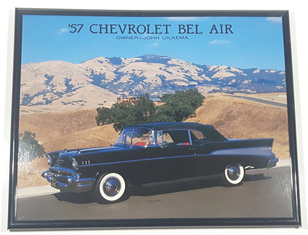 '57 Chevrolet Bel Air Owner John Uilkema 7 1/4" x 9 3/8" Framed Paper Photo Print