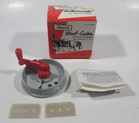 Vintage 1979 Jmra Wollschneider Wool Cutter In Box with Instructions and Two Blades Made in Germany