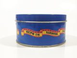 Vintage Expo 86 Vancouver Canada Science Center 3 3/8" Round Blue Tin Metal Container