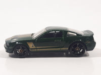 2010 Hot Wheels Faster Than Ever '07 Shelby GT500 Dark Green Die Cast Toy Muscle Car Vehicle