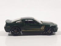 2010 Hot Wheels Faster Than Ever '07 Shelby GT500 Dark Green Die Cast Toy Muscle Car Vehicle