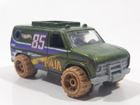 2011 Hot Wheels Desert Race Baja Breaker Metalflake Green Die Cast Toy Car Vehicle