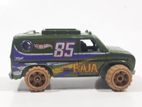 2011 Hot Wheels Desert Race Baja Breaker Metalflake Green Die Cast Toy Car Vehicle