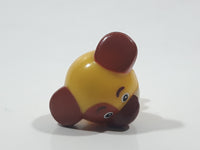 Kinder Surprise MPG NV 023 Over Turned Animals Yellow Dog 1 1/4" Tall Weighted Toy Figure