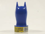 1989 Topps DC Comics Batman Head Bust 2 3/4" Tall Blue Plastic Toy Candy Container