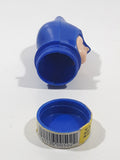 1989 Topps DC Comics Batman Head Bust 2 3/4" Tall Blue Plastic Toy Candy Container