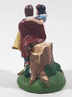 Classics The Disney Store Snow White and the Seven Dwarfs Prince Charming Holding Snow White 4" Tall PVC Toy Figure