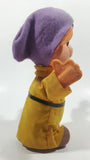Vintage Walt Disney Snow White And The Seven Dwarfs Dopey Style 7 1/4" Rubber and Fabric Toy Doll