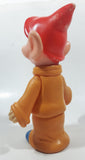 Vintage Walt Disney Productions Snow White and The Seven Dwarfs Dopey 7 1/2" Tall Rubber Toy Figure