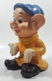 Vintage Walt Disney Productions Snow White and The Seven Dwarfs Dopey 7 1/2" Tall Rubber Toy Figure