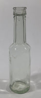Antique U.C.B. Lea & Perrins Worcestershire Sauce 7 1/4" Tall Cork Top Aqua Glass Bottle with Flat Panels