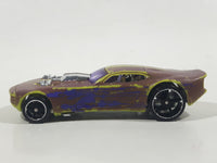 2009 Hot Wheels Color Shifters Nitro Doorslammer Aston Martin Green Purple Die Cast Toy Car Vehicle