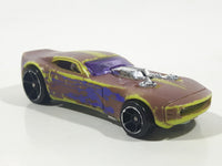2009 Hot Wheels Color Shifters Nitro Doorslammer Aston Martin Green Purple Die Cast Toy Car Vehicle