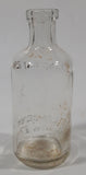 Antique Lambert Pharmacal Company Listerine 4 1/4" Tall Embossed Lettering Cork Top Glass Bottle