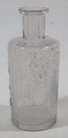 Rare Antique Late 1800s Shirriff's Flavoring Extract 3 7/8" Tall Embossed Lettering Cork Top Glass Bottle