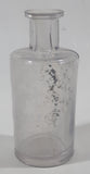 Rare Antique Late 1800s Shirriff's Flavoring Extract 3 7/8" Tall Embossed Lettering Cork Top Glass Bottle