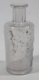Rare Antique Late 1800s Shirriff's Flavoring Extract 3 7/8" Tall Embossed Lettering Cork Top Glass Bottle