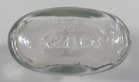 Antique K&O Co 3 Fluid Oz Glyco-Thymoline 4 3/4" Tall Embossed Lettering Glass Mouth Wash Bottle