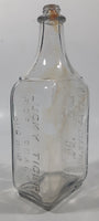Antique Lucky Tiger Mfg. Co. Kansas City, Mo. For Scalp And Hair 7 1/2" Tall Embossed Lettering Glass Tonic Bottle