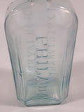 Antique Dr. D. Jayne's Expectorant Philada Tonic 6 5/8" Tall Aqua Glass Bottle