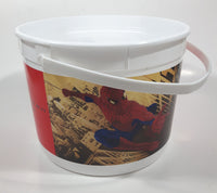 2002 Berry Plastics Columbia Pictures Marvel Spider-Man Movie Theater Release May 3 8" Popcorn Pail Bucket