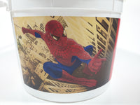 2002 Berry Plastics Columbia Pictures Marvel Spider-Man Movie Theater Release May 3 8" Popcorn Pail Bucket