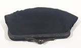 Vintage Black Snap Clasp Clutch Change Purse