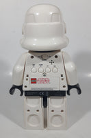 2013 Lego LucasFilm Star Wars Stormtrooper Character 9 1/4" Tall Plastic Digital Alarm Clock