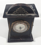 Vintage Wood Cased 9" Tall Battery Operated Clock