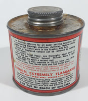 Vintage Union Rubber & Asbestos Co. Trenton N.J. White Rubber Best-Test Paper Cement 8 Fl Oz Metal Canister