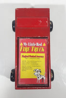 Rare 1993 Children At The Heart My Little Red Fire Truck Magical Musical Journey 7 1/4" Long Wood Toy Car Vehicle with 3 Audio Cassettes