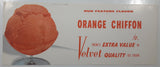 Vintage Our Feature Flavor Orange Chiffon There's Extra Value In Velvet Quality Ice Cream Store Window Advertisement