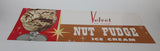 Vintage Velvet Ice Cream Nut Fudge Ice Cream Store Window Advertisement