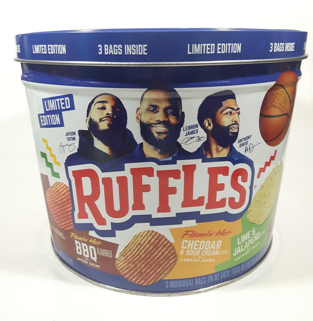 2021 Frito-Lay Ruffles Potato Chips Limited Edition Jayson Tatum Lebro ...